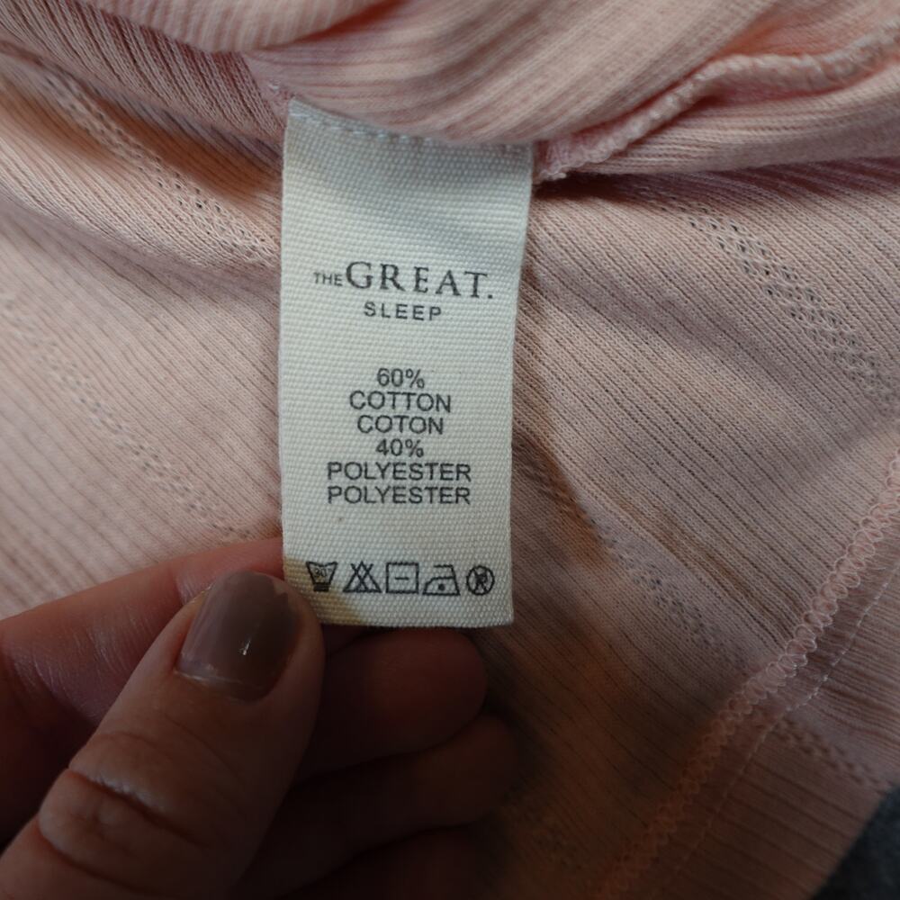The Great Top Women 0 Extra Small NWT Pajama Pointelle Sleep Cami Tank Rose Pink - Picture 4 of 10